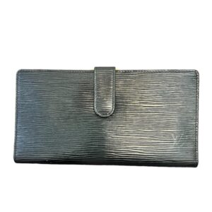 ルイ・ヴィトン エピ ポルトフォイユ・ヴィエノワ ノワール 二つ折り財布